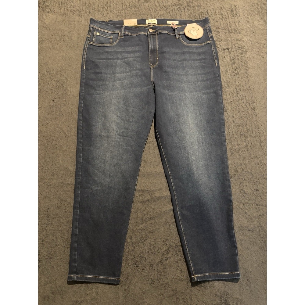 Curve Appeal Minimalist Jegging Size 24W Dark Wash Sculpting Jeans